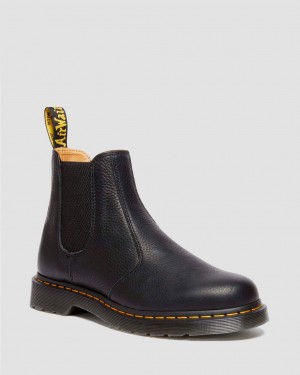 Botas Chelsea Dr Martens 2976 Ambassador Leather Mujer Negras | 21799573