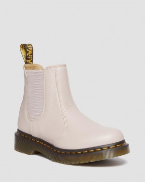 Botas Chelsea Dr Martens 2976 Leather Mujer Beige | 52488409