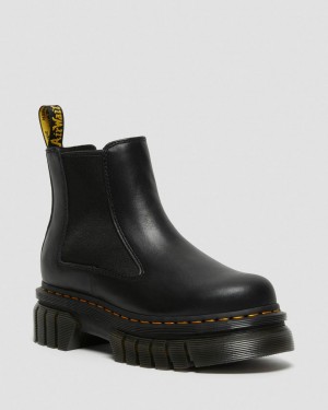 Botas Chelsea Dr Martens Audrick Nappa Leather Platform Hombre Negras | 36874881