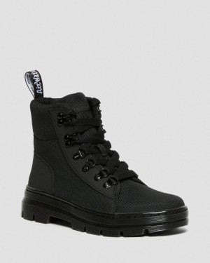 Botas Dr Martens Combs Poly Casual Mujer Negras | 13106593