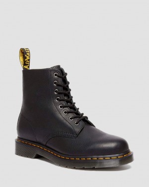 Botas con Cordones Dr Martens 1460 Ambassador Leather Mujer Negras | 38240997