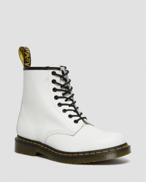Botas con Cordones Dr Martens 1460 Smooth Leather Hombre Blancas | 73869109