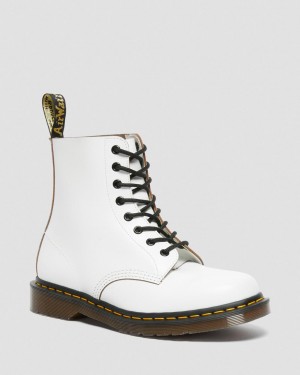 Botas con Cordones Dr Martens 1460 Vintage Made in England Mujer Blancas | 51747475