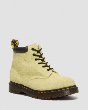 Botas con Cordones Dr Martens 939 Ben Suede Padded Collar Mujer Amarillo | 54517729