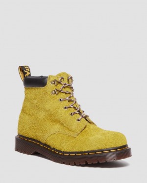 Botas con Cordones Dr Martens 939 Ben Suede Padded Collar Hombre Amarillo | 31329264