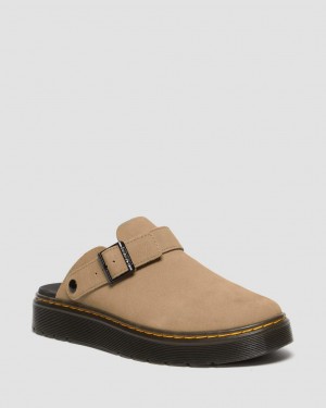Mulas Dr Martens Carlson Suede Casual Slingback Hombre Marrones | 17635760