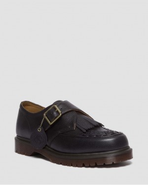 Zapatos Creepers Dr Martens Ramsey Westminster Leather Buckle Hombre Negras | 72511950