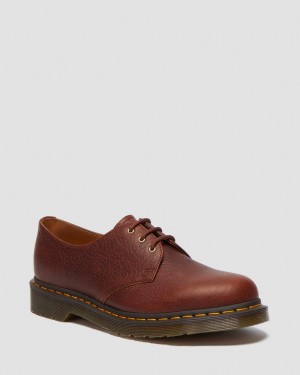 Zapatos Oxford Dr Martens 1461 Ambassador Leather Mujer Marrones | 14524184