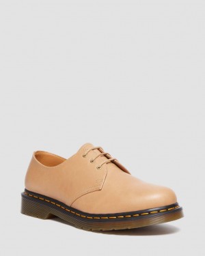 Zapatos Oxford Dr Martens 1461 Carrara Leather Mujer Beige | 19606097