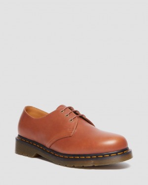 Zapatos Oxford Dr Martens 1461 Carrara Leather Mujer Marrones | 47356091