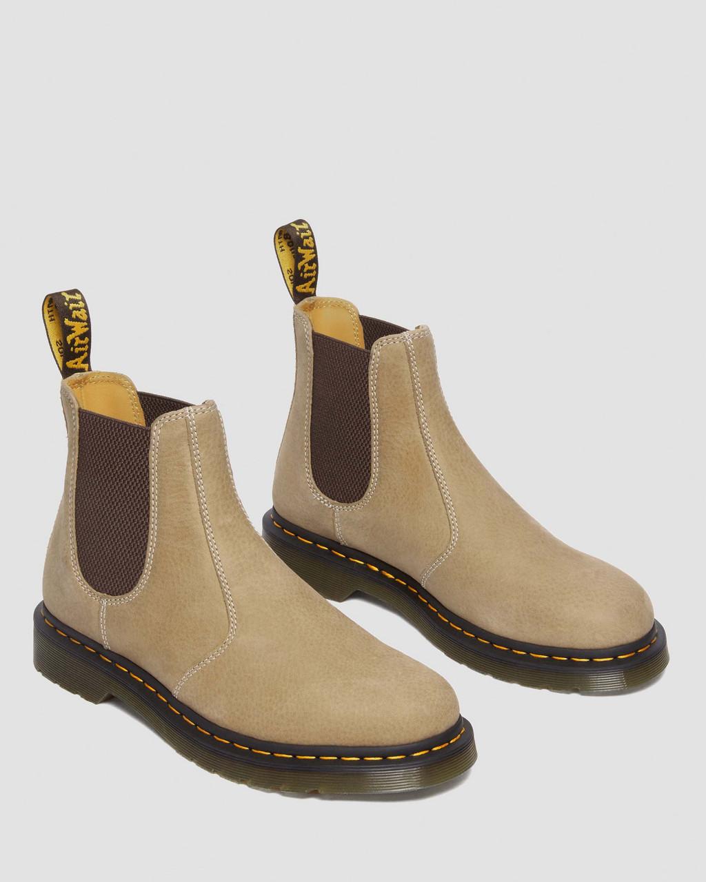 Botas Chelsea Dr Martens 2976 Tumbled Nubuck Leather Hombre Marrones | 68807546