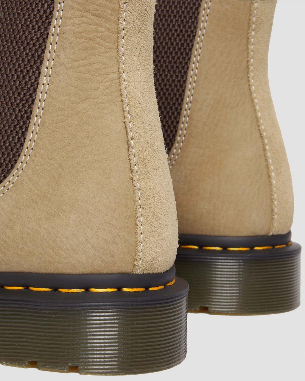 Botas Chelsea Dr Martens 2976 Tumbled Nubuck Leather Hombre Marrones | 68807546
