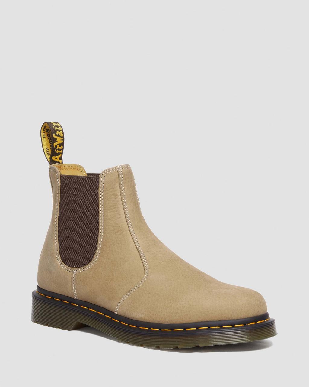 Botas Chelsea Dr Martens 2976 Tumbled Nubuck Leather Hombre Marrones | 68807546