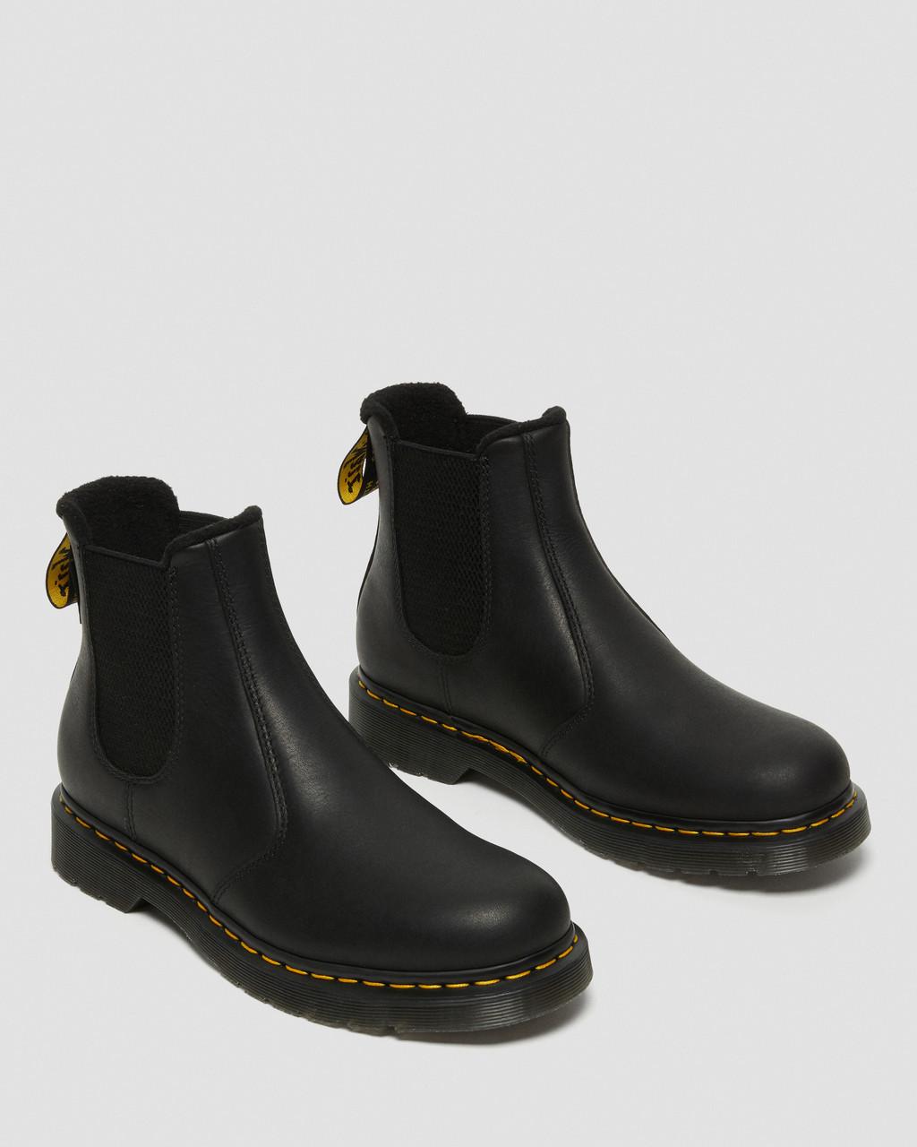 Botas Chelsea Dr Martens 2976 Warmwair Leather Mujer Negras | 58581490