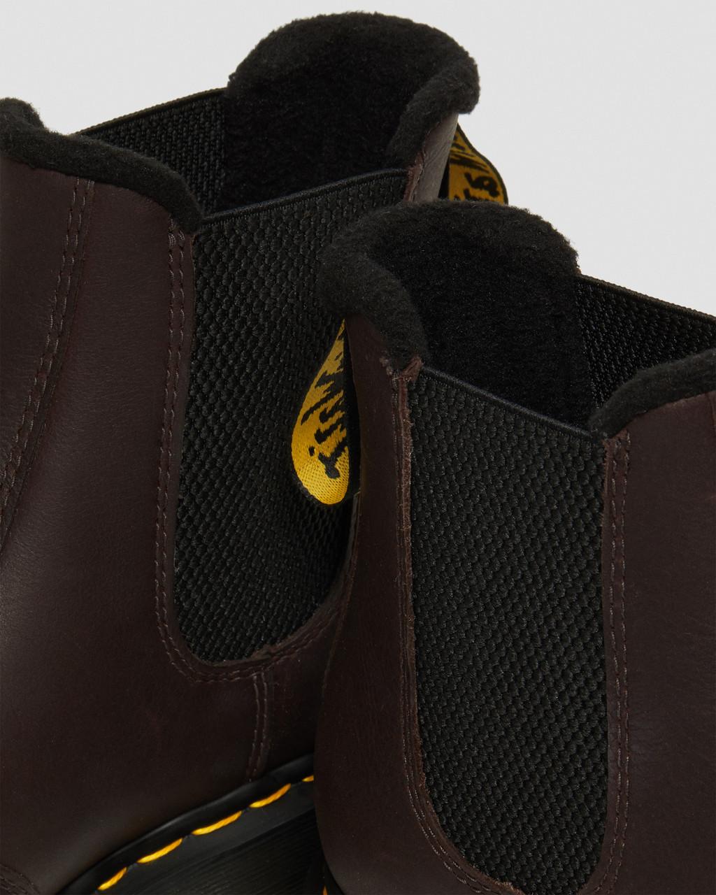 Botas Chelsea Dr Martens 2976 Warmwair Leather Mujer Marrones | 66330255