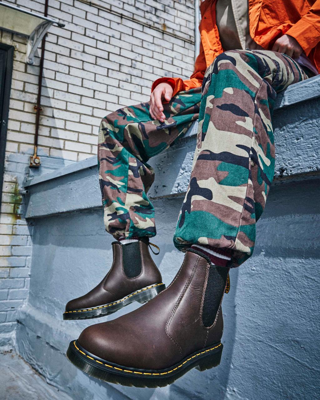Botas Chelsea Dr Martens 2976 Warmwair Leather Hombre Marrones | 43359836