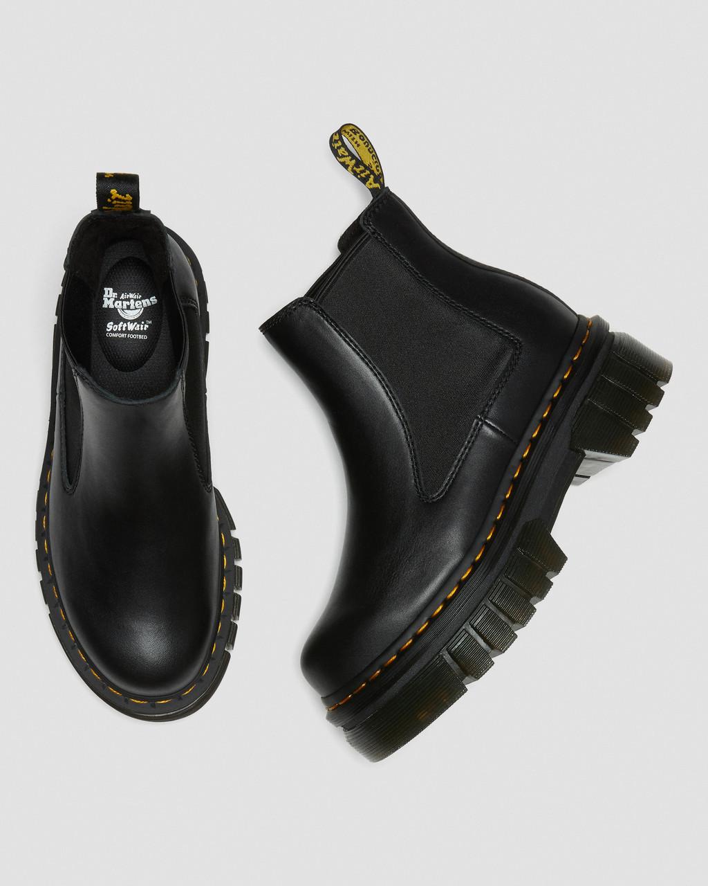 Botas Chelsea Dr Martens Audrick Nappa Leather Platform Mujer Negras | 95742998