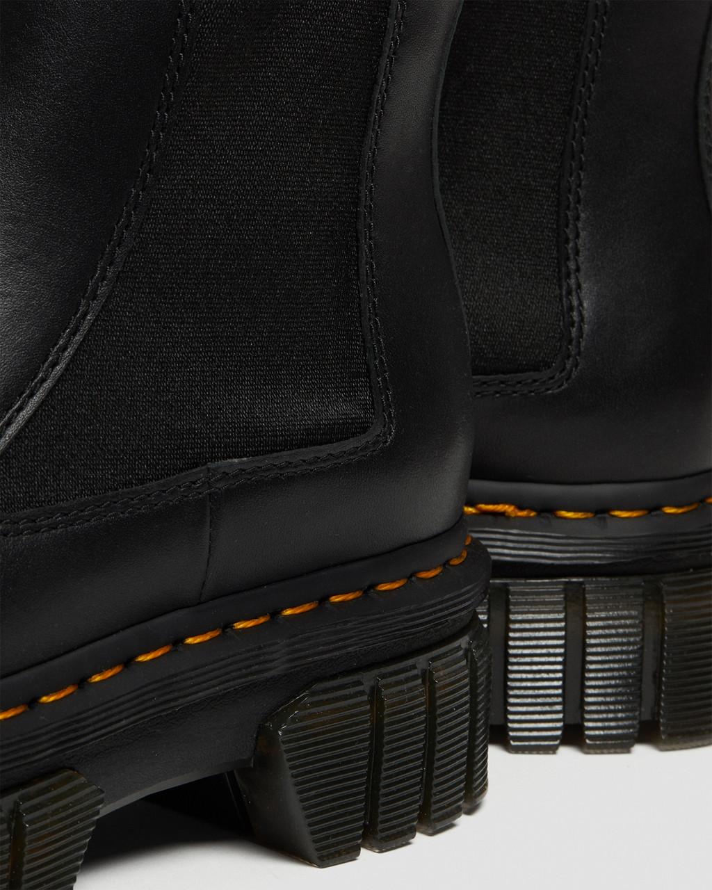 Botas Chelsea Dr Martens Audrick Nappa Leather Platform Mujer Negras | 95742998