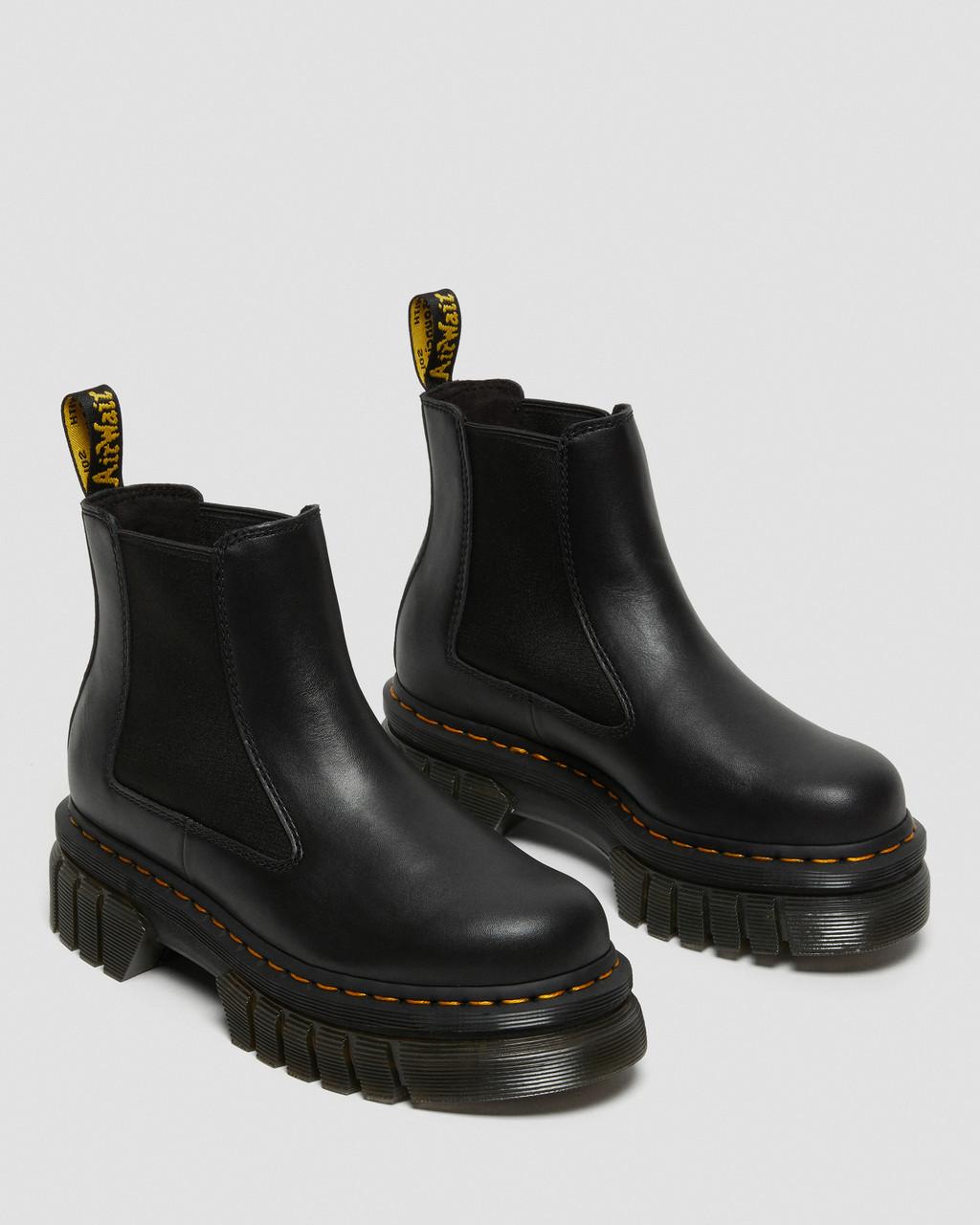 Botas Chelsea Dr Martens Audrick Nappa Leather Platform Mujer Negras | 95742998