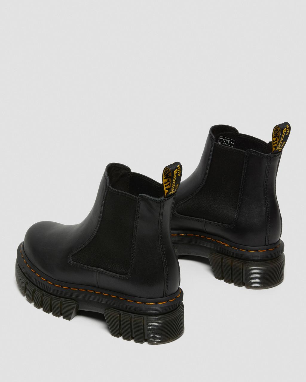 Botas Chelsea Dr Martens Audrick Nappa Leather Platform Mujer Negras | 95742998