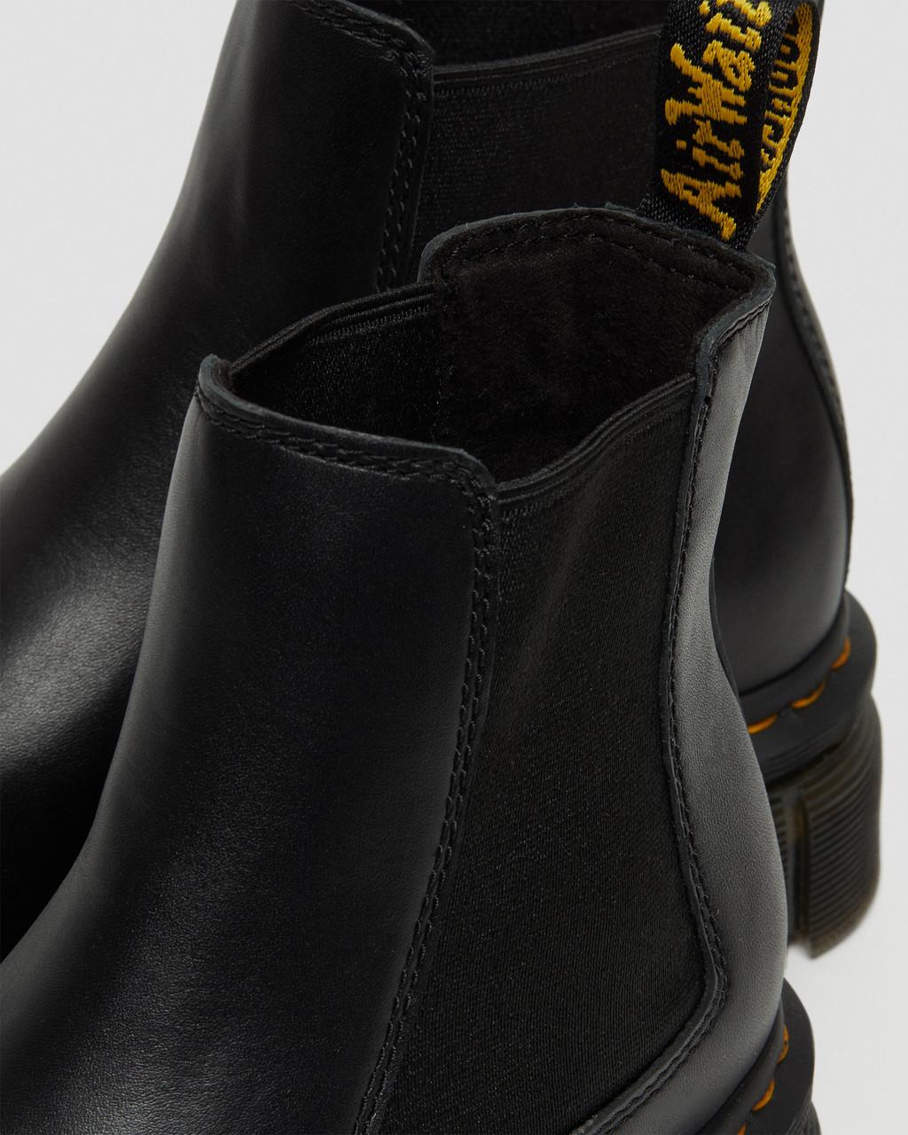 Botas Chelsea Dr Martens Audrick Nappa Leather Platform Mujer Negras | 95742998