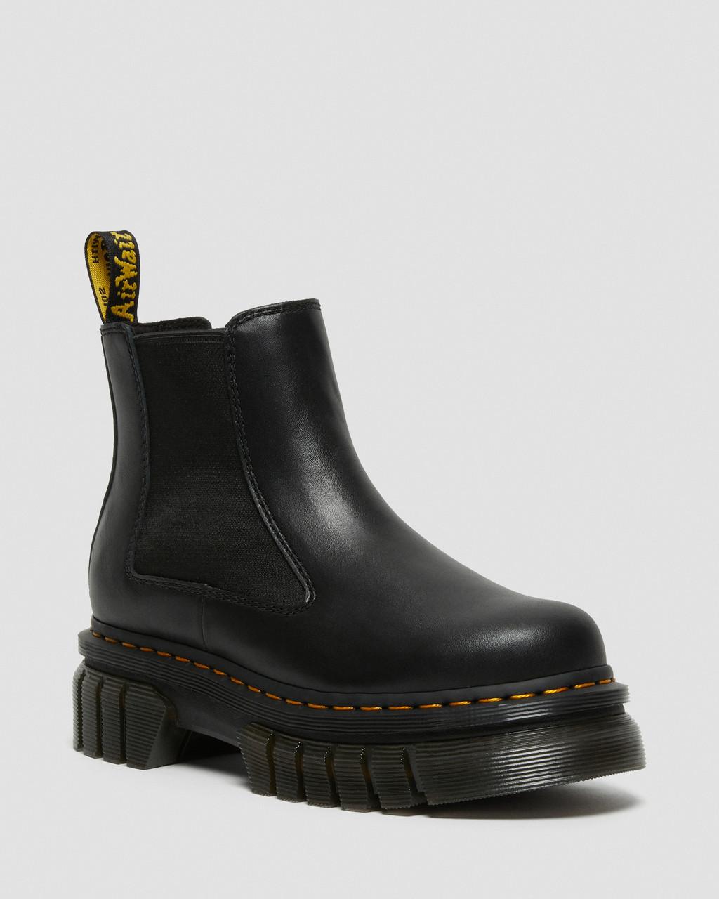 Botas Chelsea Dr Martens Audrick Nappa Leather Platform Mujer Negras | 95742998