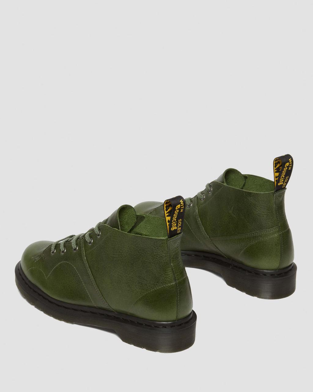 Botas De Mono Dr Martens Church Buckingham Leather Mujer Verde | 67422286
