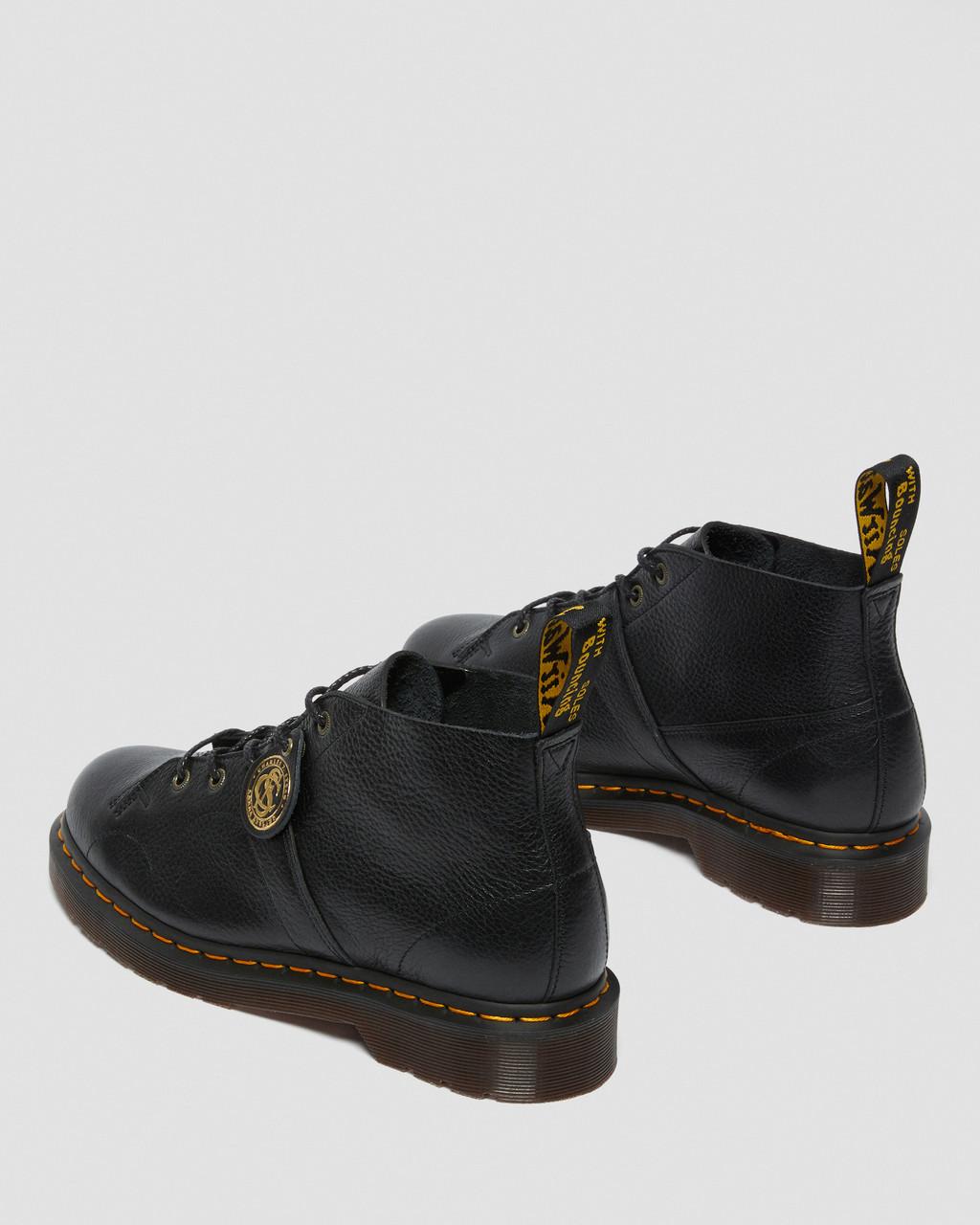 Botas De Mono Dr Martens Church Buckingham Leather Hombre Negras | 12740115