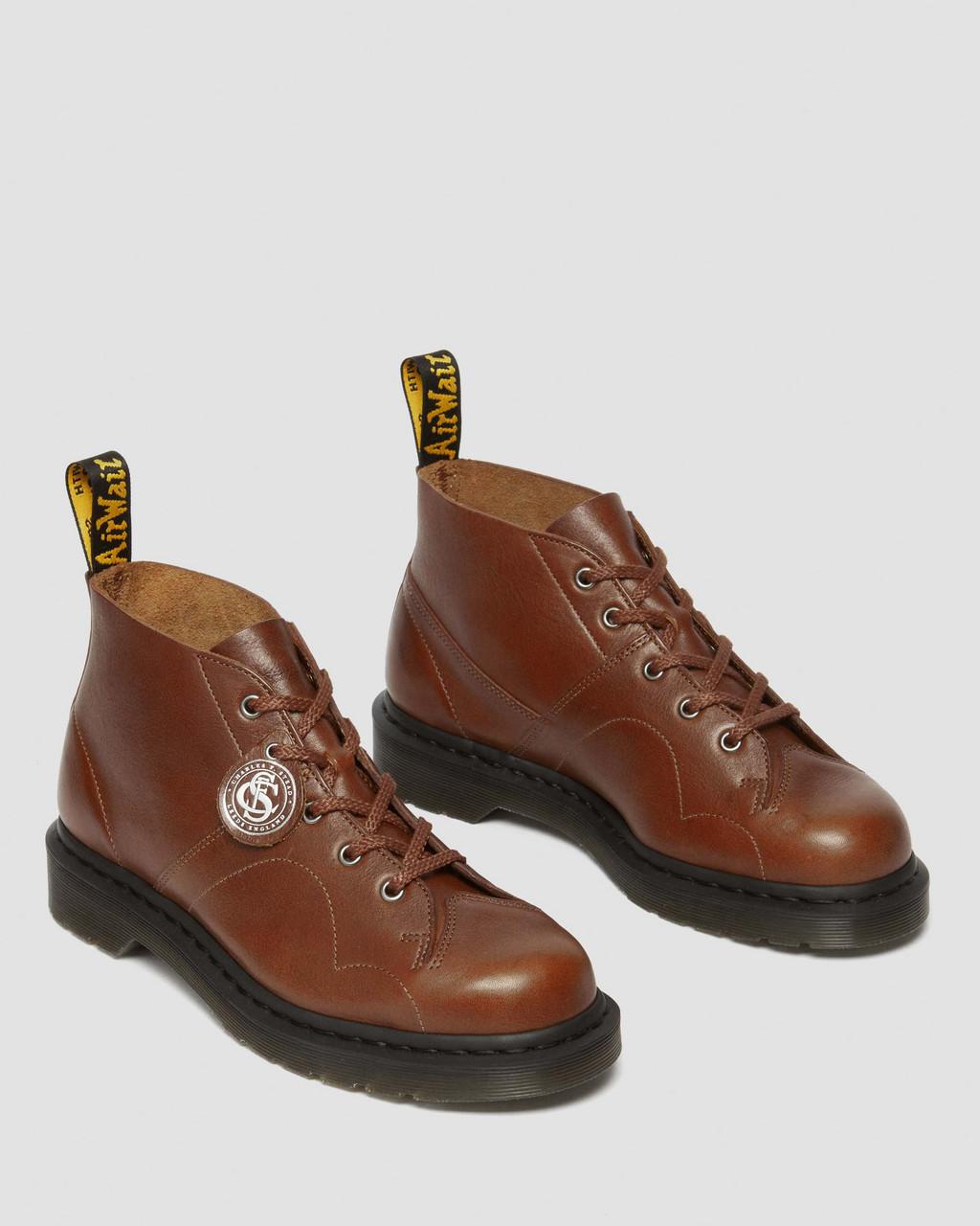 Botas De Mono Dr Martens Church Buckingham Leather Hombre Marrones | 50009282