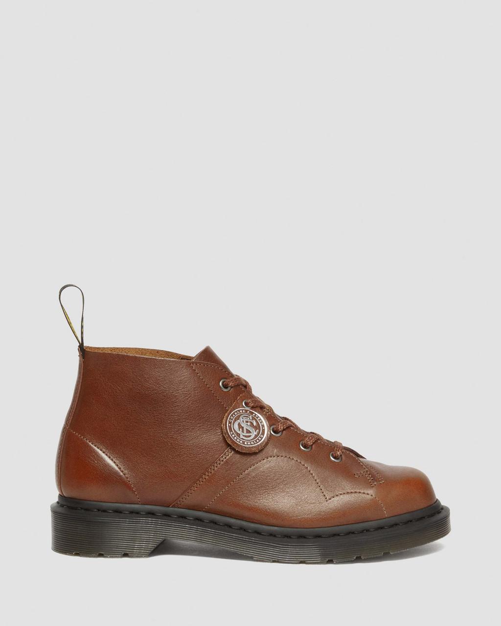 Botas De Mono Dr Martens Church Buckingham Leather Hombre Marrones | 50009282