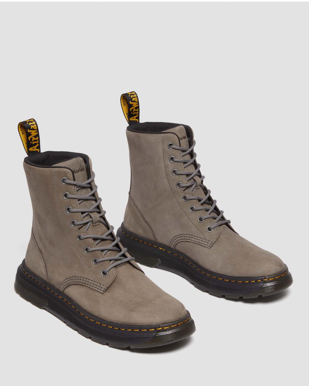 Botas Dr Martens Crewson Nubuck Leather Everyday Hombre Gris | 19855681