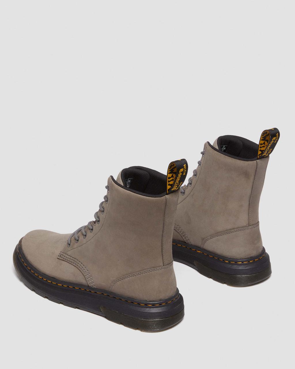 Botas Dr Martens Crewson Nubuck Leather Everyday Hombre Gris | 19855681