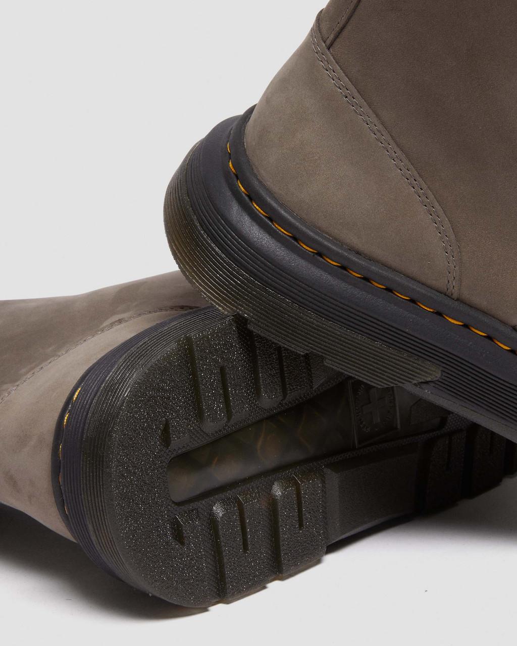 Botas Dr Martens Crewson Nubuck Leather Everyday Hombre Gris | 19855681