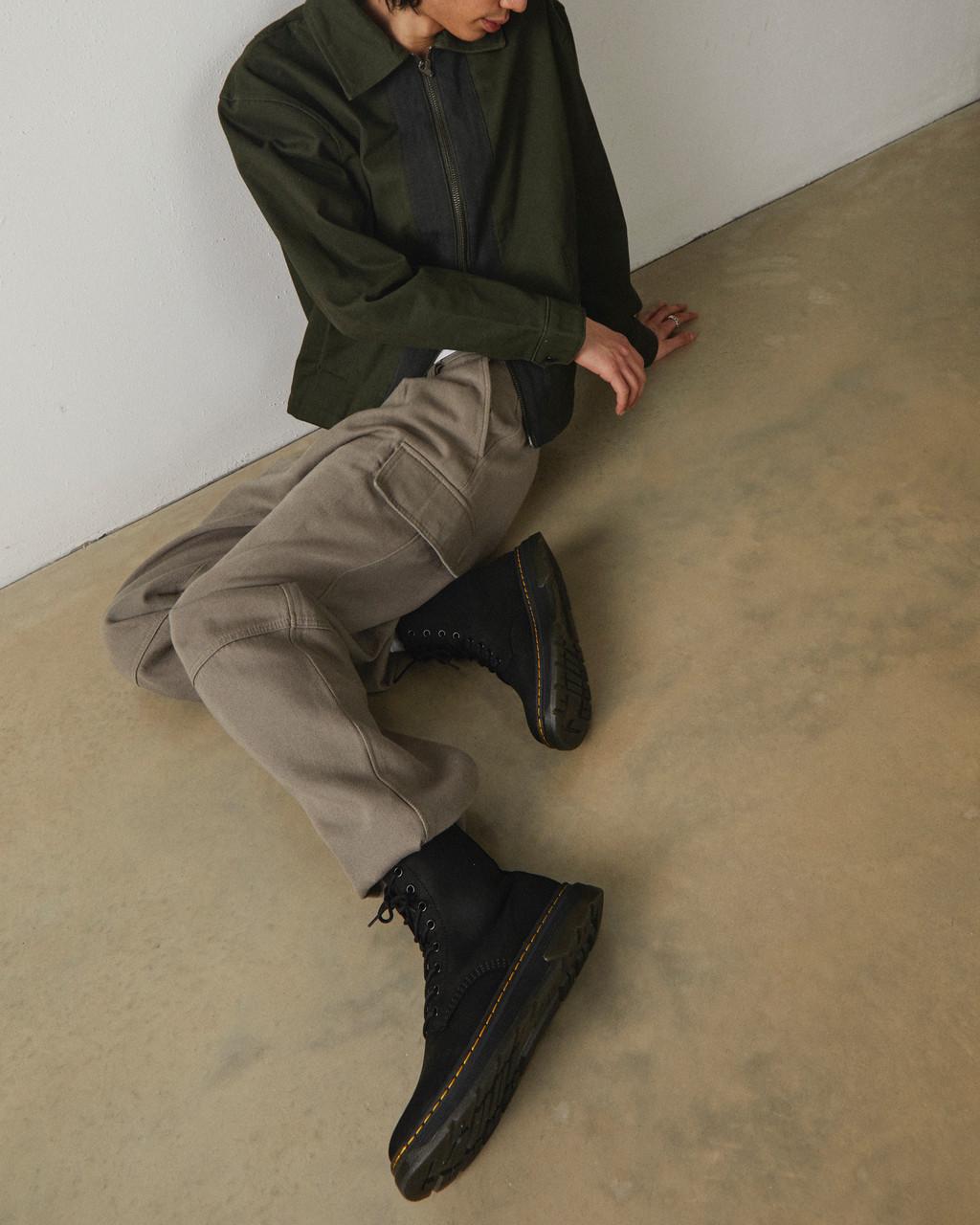 Botas Dr Martens Crewson Nubuck Leather Everyday Hombre Negras | 56526474