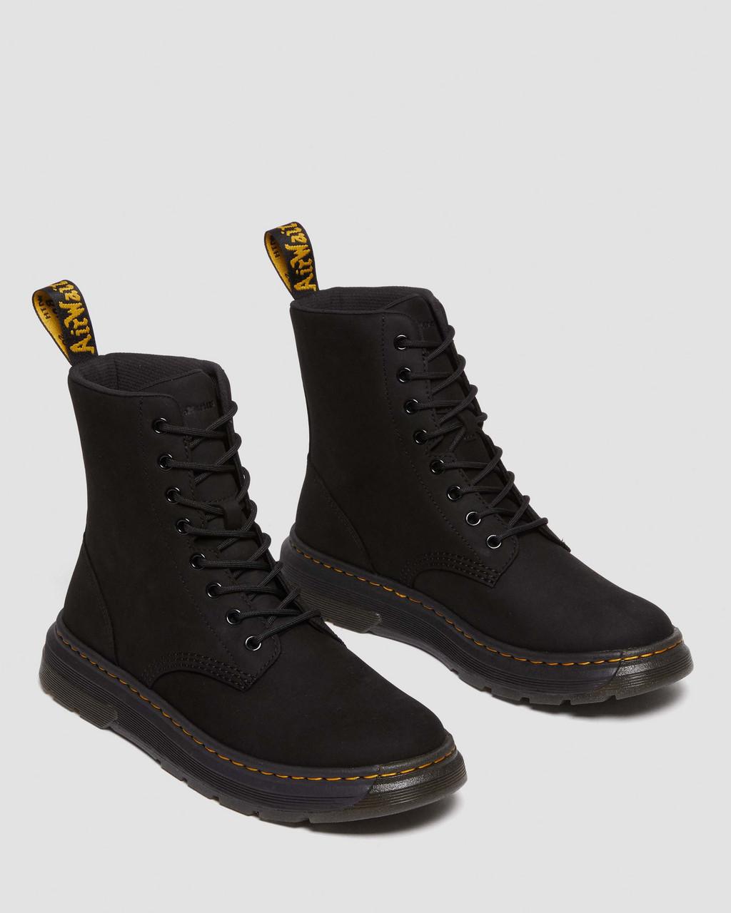 Botas Dr Martens Crewson Nubuck Leather Everyday Hombre Negras | 56526474