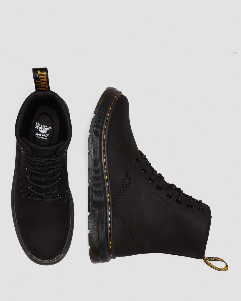 Botas Dr Martens Crewson Nubuck Leather Everyday Hombre Negras | 56526474