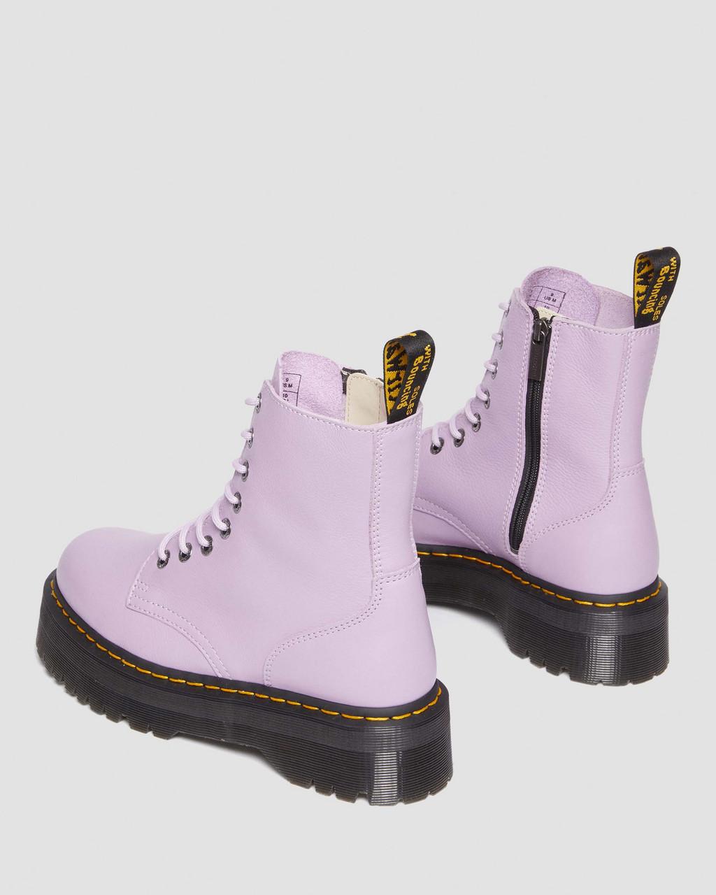 Botas Dr Martens Jadon III Pisa Leather Platforms Mujer Moradas | 45079311