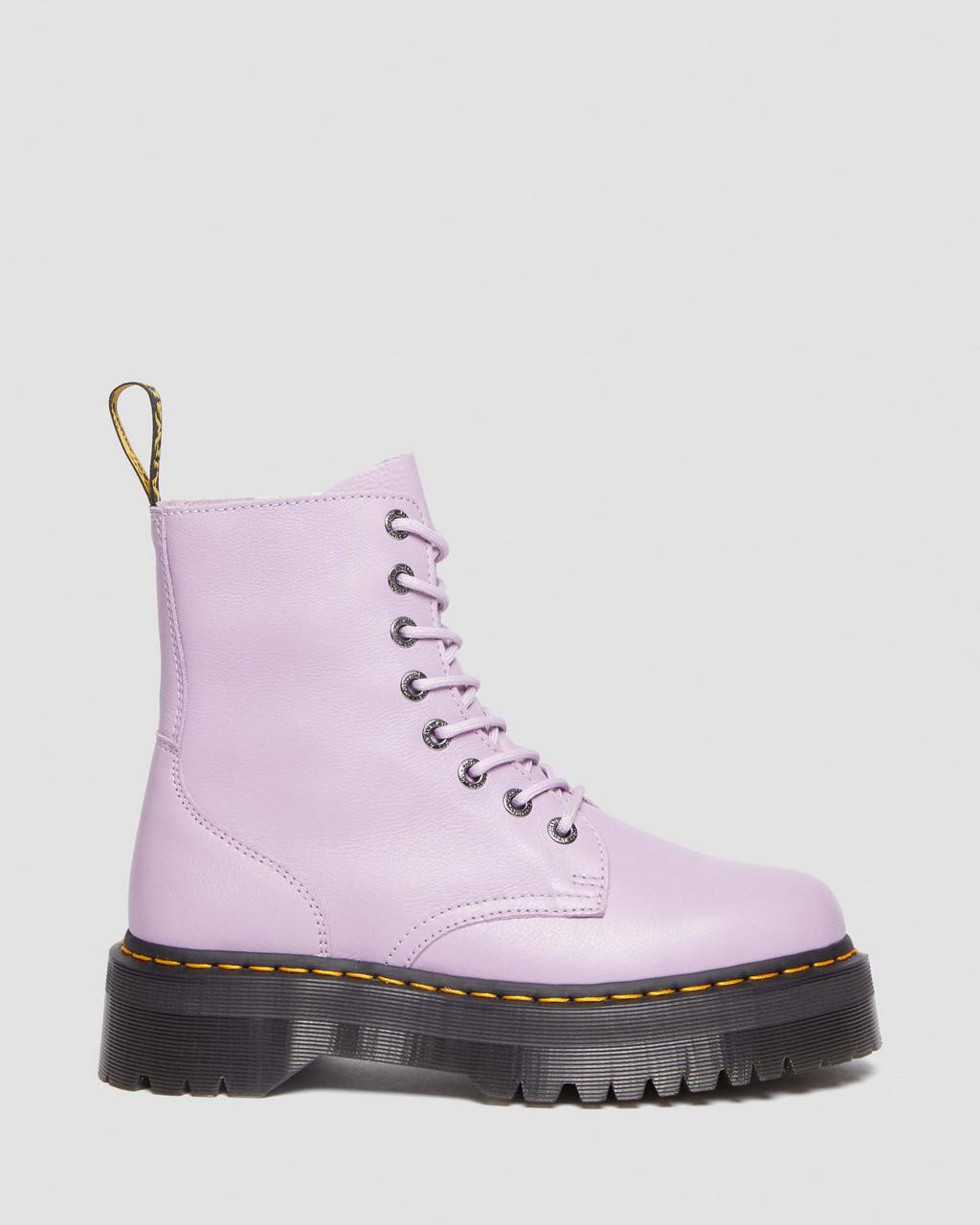 Botas Dr Martens Jadon III Pisa Leather Platforms Mujer Moradas | 45079311