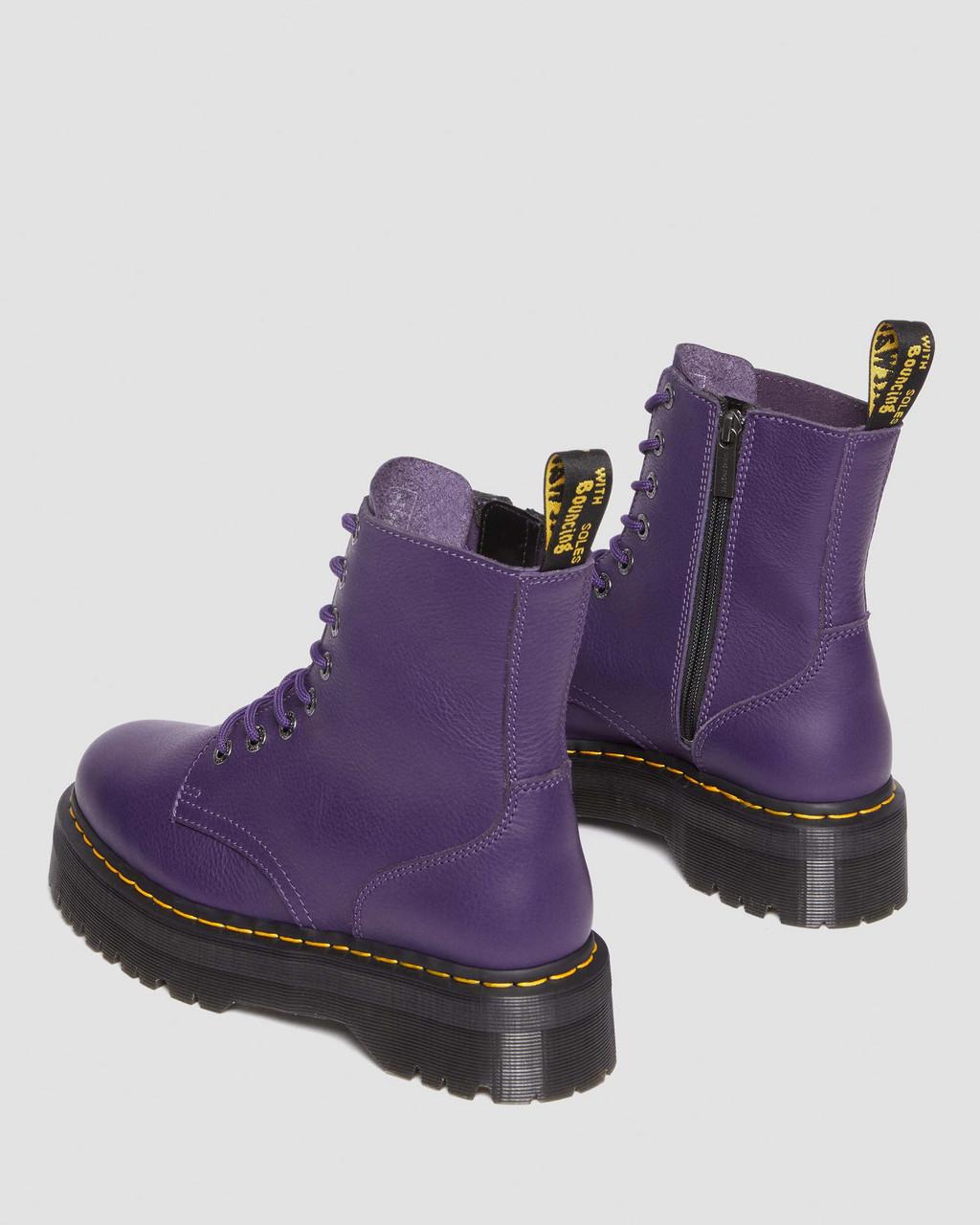 Botas Dr Martens Jadon III Pisa Leather Platforms Mujer Moradas | 38181971