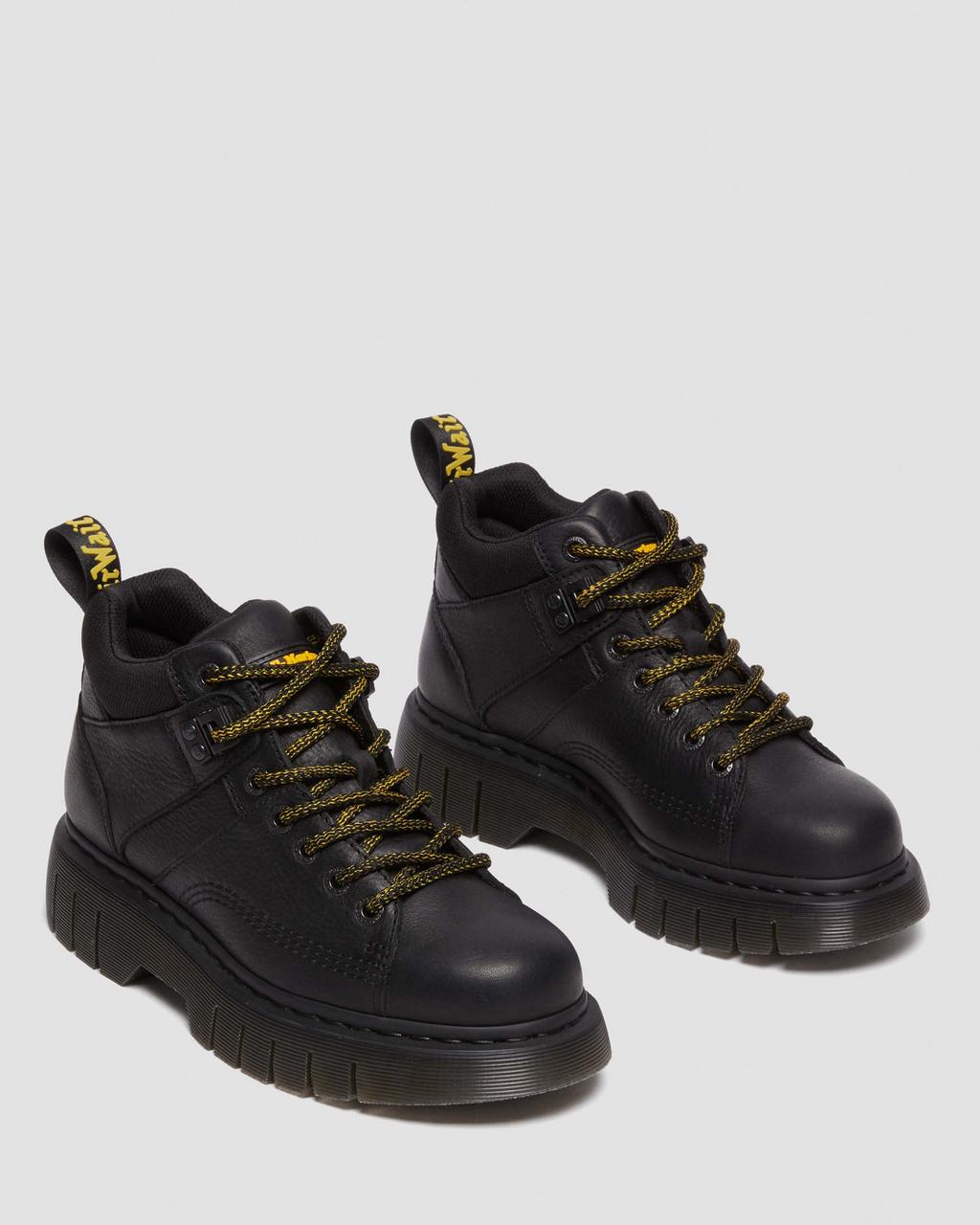 Botas Dr Martens Woodard Grizzly Leather Low Casual Mujer Negras | 83889065
