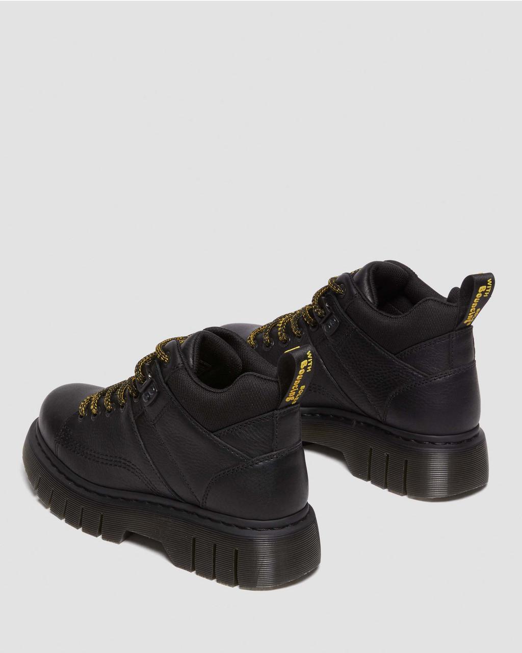 Botas Dr Martens Woodard Grizzly Leather Low Casual Mujer Negras | 83889065
