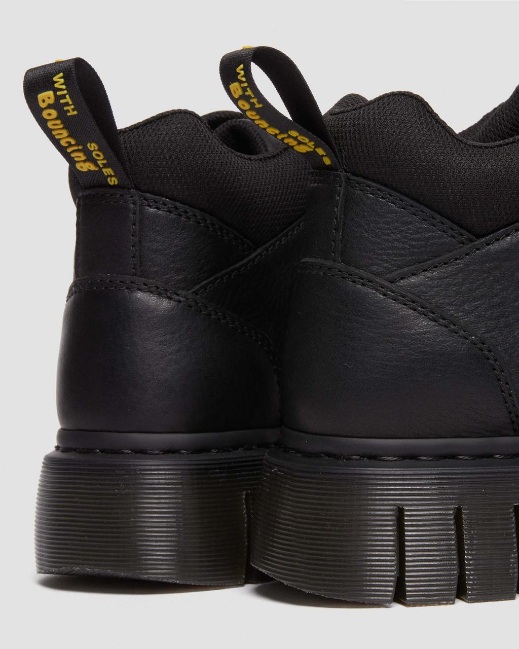 Botas Dr Martens Woodard Grizzly Leather Low Casual Mujer Negras | 83889065