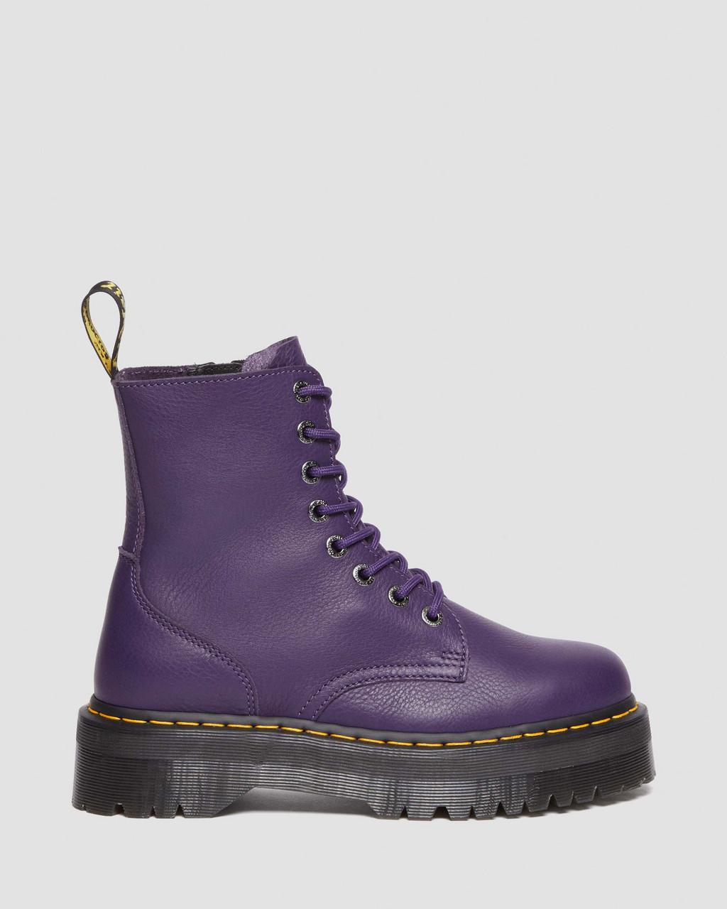 Botas Plataforma Dr Martens Jadon III Pisa Leather Hombre Moradas | 81391348