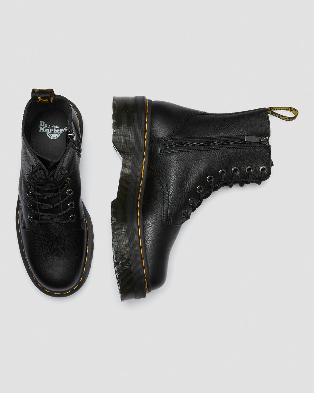 Botas Plataforma Dr Martens Jadon III Pisa Leather Hombre Negras | 50634271