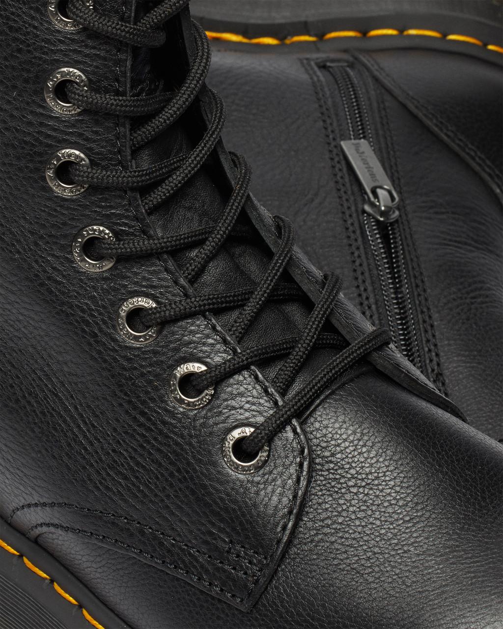Botas Plataforma Dr Martens Jadon III Pisa Leather Hombre Negras | 50634271