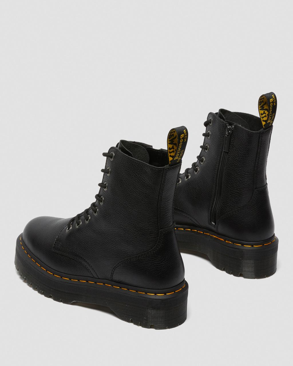 Botas Plataforma Dr Martens Jadon III Pisa Leather Hombre Negras | 50634271