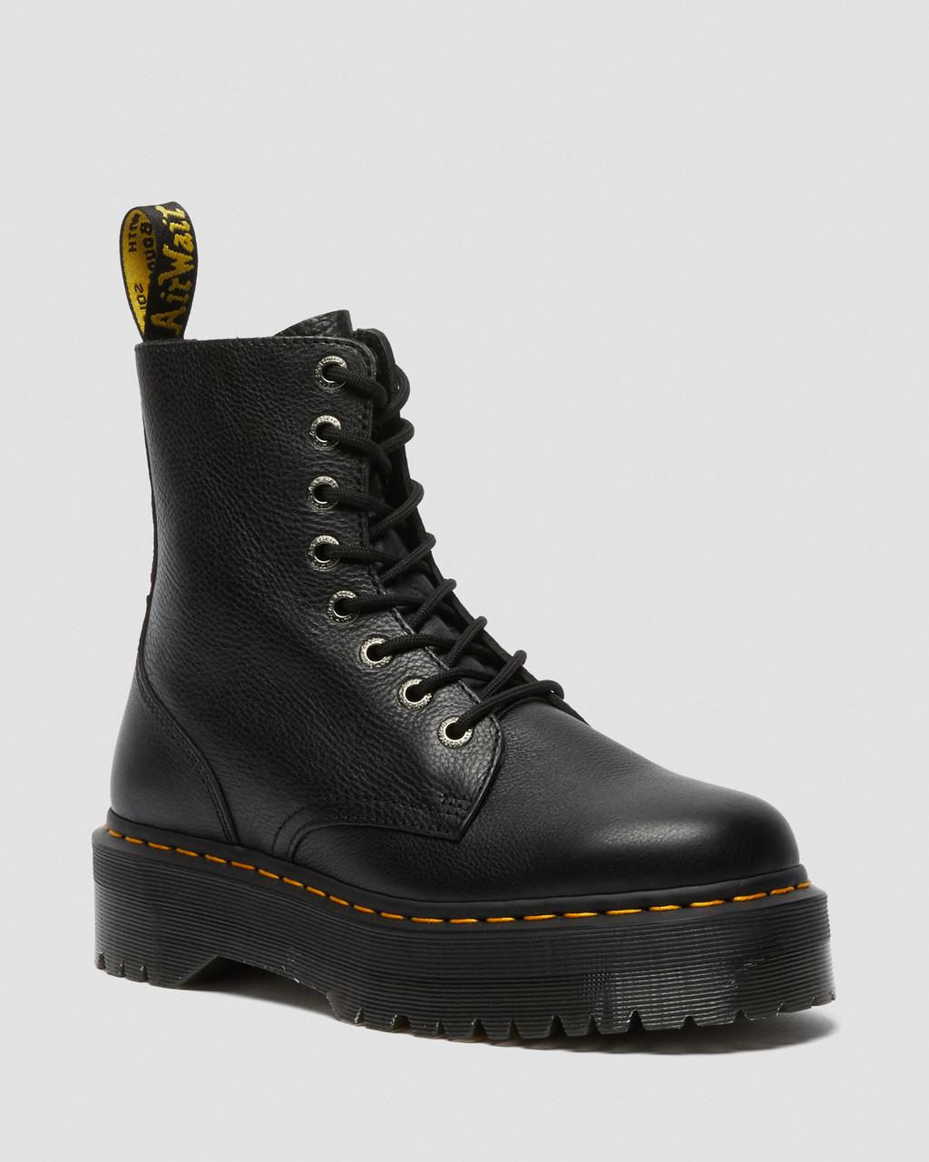 Botas Plataforma Dr Martens Jadon III Pisa Leather Hombre Negras | 50634271