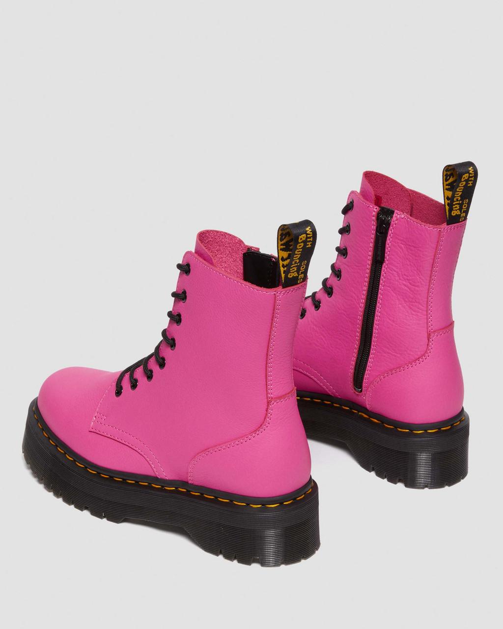 Botas Plataforma Dr Martens Jadon III Pisa Leather Hombre Rosas | 43347923