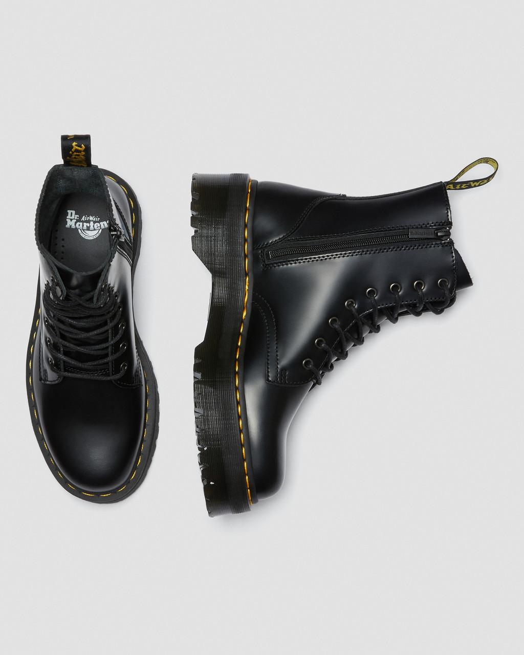 Botas Plataforma Dr Martens Jadon Smooth Leather Hombre Negras | 52952774