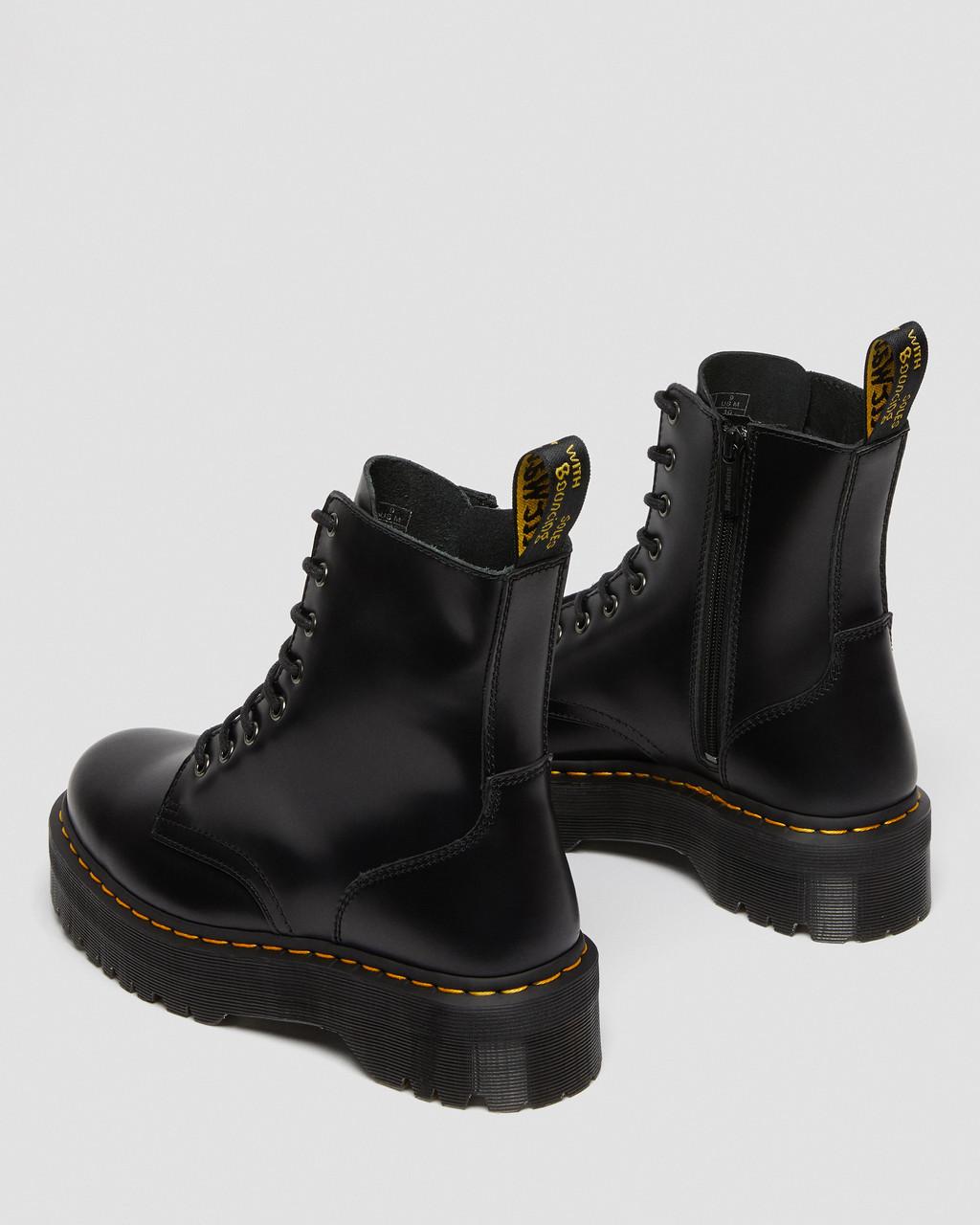 Botas Plataforma Dr Martens Jadon Smooth Leather Hombre Negras | 52952774